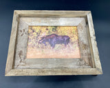 Bull Moose- FRAMED 5x7 Wood Print