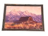 Moulton Barn Sunrise- FRAMED 24"x36"