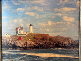 Nubble Light: FRAMED 16x20 Wood Print
