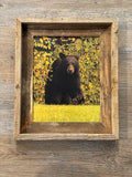 Foliage Bear- FRAMED 8x10 wood print