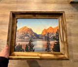 Jenny Lake Sunrise- FRAMED 11x14 Wood Print