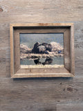 Grizzly Kiss- FRAMED 8x10 wood print