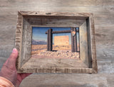 GTNP Welcome Sign- FRAMED- 5x7 Wood Print