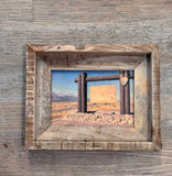 GTNP Welcome Sign- FRAMED- 5x7 Wood Print