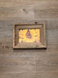Painted Lady Butterfly- FRAMED 5x7 Wood Print