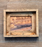 Leaping Bobcat- FRAMED 5x7 Wood Print