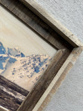 Caribou in Alaska- FRAMED 8x10 wood print