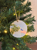 Ornament- Flag & Flower