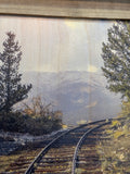 Train Tracks to Nowhere- FRAMED 11x14 Wood Print: