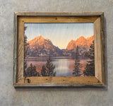 Jenny Lake Sunrise- FRAMED 11x14 Wood Print