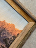 Jenny Lake Sunrise- FRAMED 11x14 Wood Print