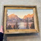 Jenny Lake Sunrise- FRAMED 11x14 Wood Print