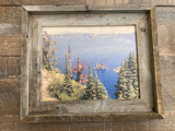 Crater Lake- FRAMED 8x10 wood print