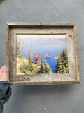 Crater Lake- FRAMED 8x10 wood print