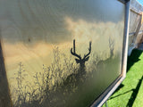 FRAMED 24x36 Wood Print - Two Bucks