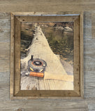 Fly Rod- FRAMED 11x14 Wood Print
