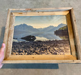 Lake McDonald Sunrise- FRAMED 11x14 Wood Print