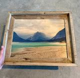 Glacier- FRAMED 11x14 Wood Print
