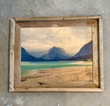 Glacier- FRAMED 11x14 Wood Print