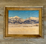 Bridgers - FRAMED 11x14 Wood Print