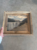 Quake Lake- FRAMED 8x10 wood print