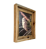 Great Gray Owl- FRAMED 8x10 wood print