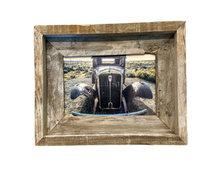Old Car- FRAMED 5x7 Wood Print