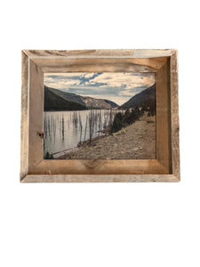 Quake Lake- FRAMED 8x10 wood print