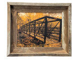 Foliage Bridge- FRAMED 8x10 Wood Print