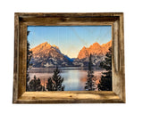 Jenny Lake Sunrise- FRAMED 11x14 Wood Print