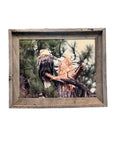 Perched Eagle- FRAMED 11x14 Wood Print