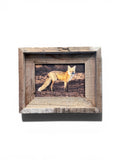 Red Fox Profile- FRAMED 5x7 Wood Print