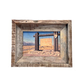 GTNP Welcome Sign- FRAMED- 5x7 Wood Print