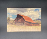 Steamboat Barn- FRAMED 5x7Wood Print