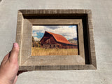 Steamboat Barn- FRAMED 5x7Wood Print