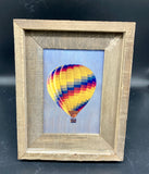 Hot Air Balloon- FRAMED 5x7 Wood Print