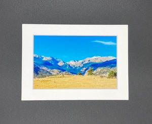 "Colorado Mountains" 5x7 print