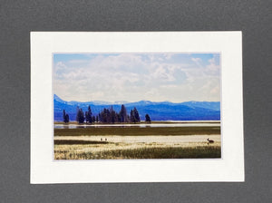 "Yellowstone Lake" 5x7 print