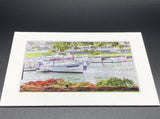 "New England Scene" 5x7 print