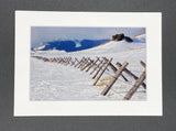 "Snowy Fence" 5x7 print