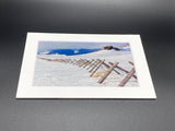 "Snowy Fence" 5x7 print