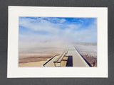 "Yellowstone Bench" 5x7 print
