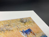Coyote in Yellowstone photo print- 11x14