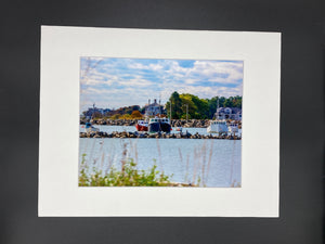 New England Harbor photo print- 11x14