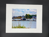 New England Harbor photo print- 11x14