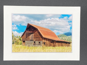 "Steamboat Barn" 5x7 print