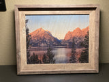 Jenny Lake Sunrise- FRAMED 11x14 Wood Print