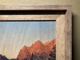 Jenny Lake Sunrise- FRAMED 11x14 Wood Print