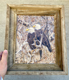 Eagle Pair- FRAMED 8x10 wood print