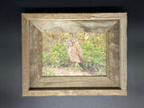 Burrowing Owl- FRAMED 5x7 wood print